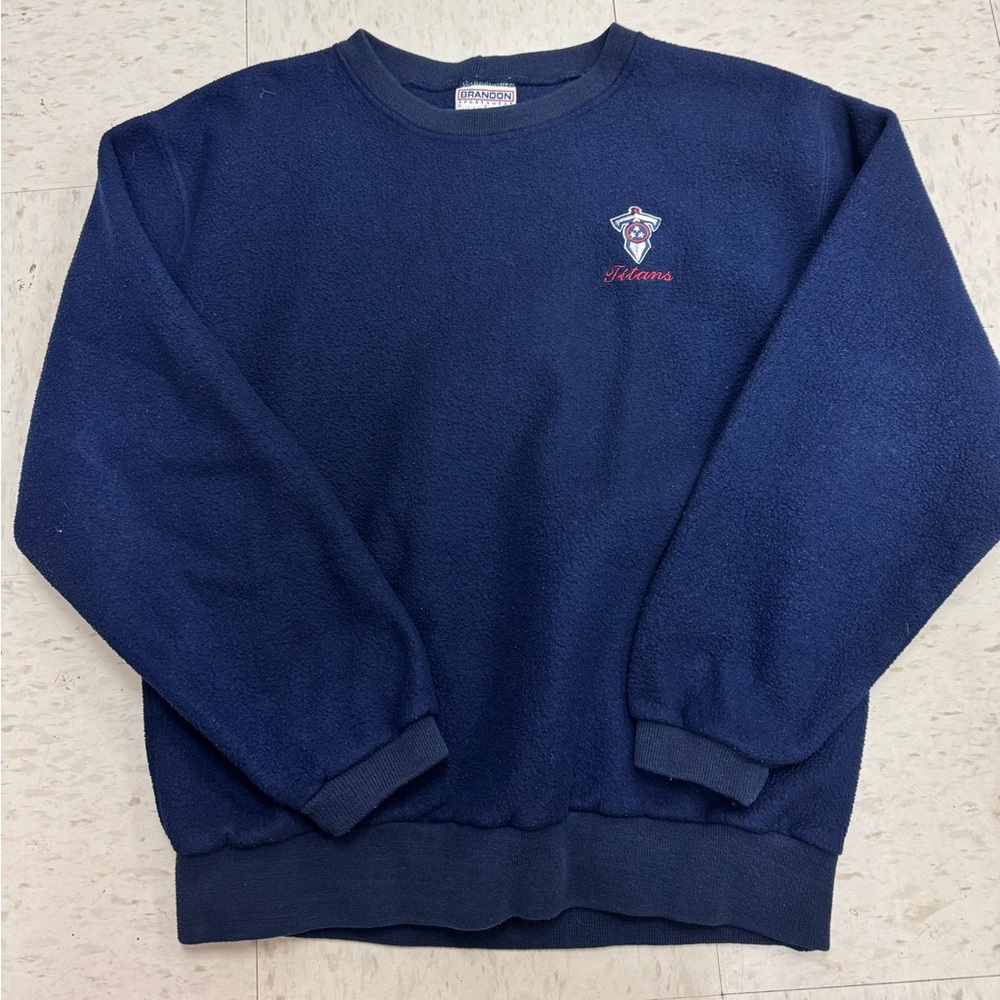 Vintage Titans men's fleece crew neck